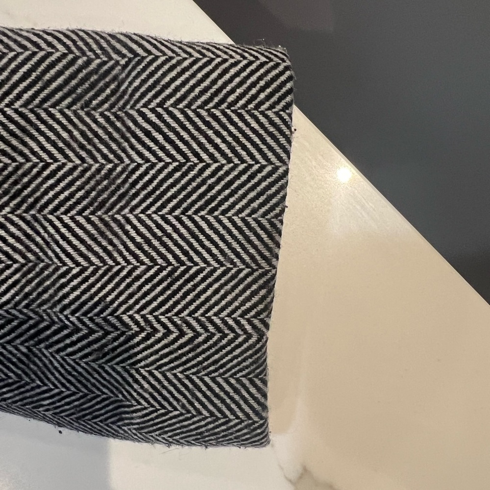 Soia & Kyo Black and White Herringbone Coat